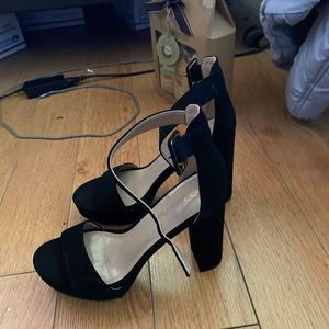 Black heels